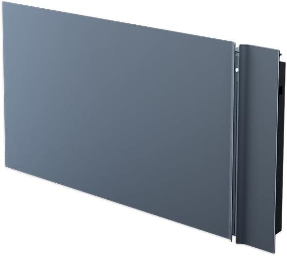 Radialight KYOTO Dual-Therm Radiatore e Convettore Elettrico Ultrapiatto con Wi-Fi opzionale (1000 W, Grigio Antracite)