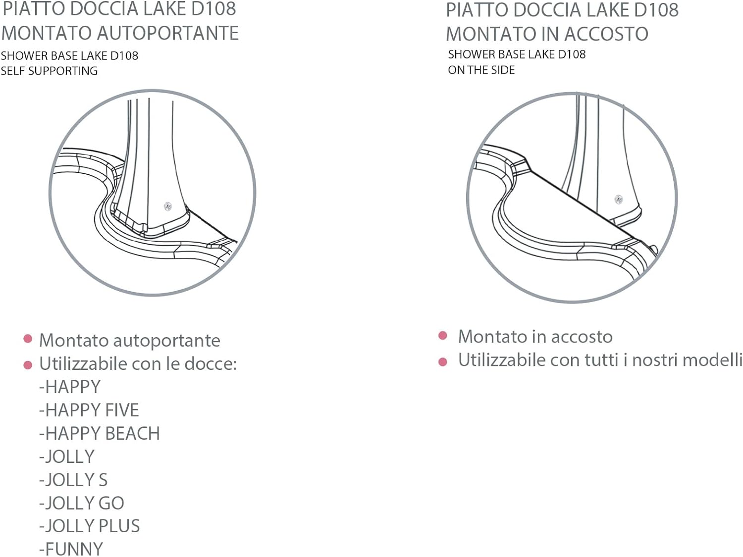 Piatto Doccia da Esterno in Polietilene HD Arkema Lake per Giardino e Piscina