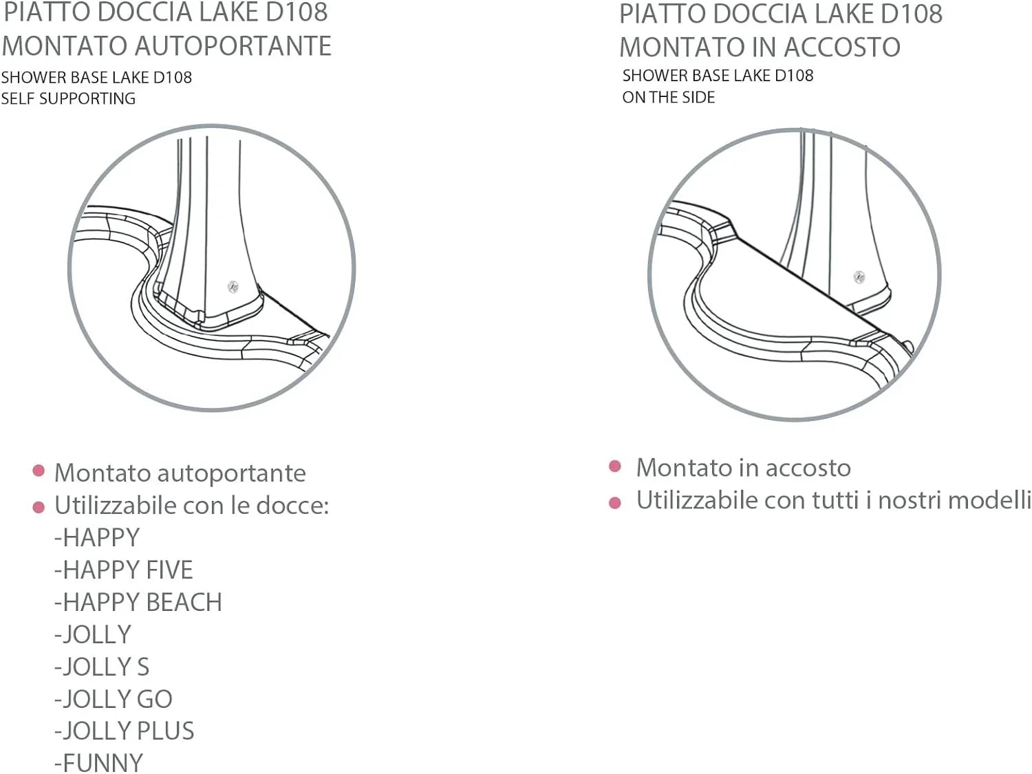 Piatto Doccia da Esterno in Polietilene HD Arkema Lake per Giardino e Piscina