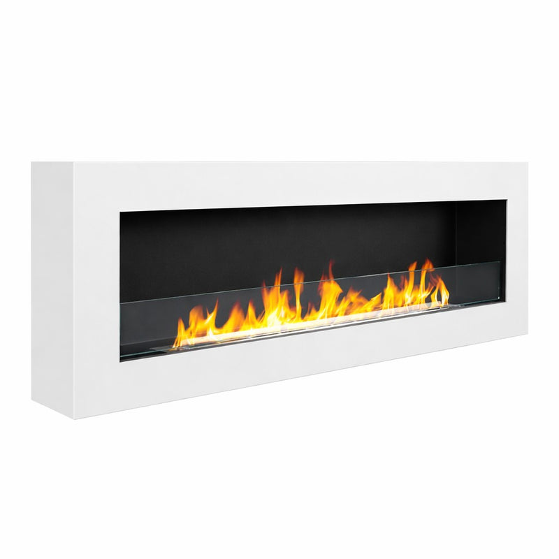 Camino a bioetanolo da parete Divina Fire Siena - 120 cm / Bianco - vista prodotto