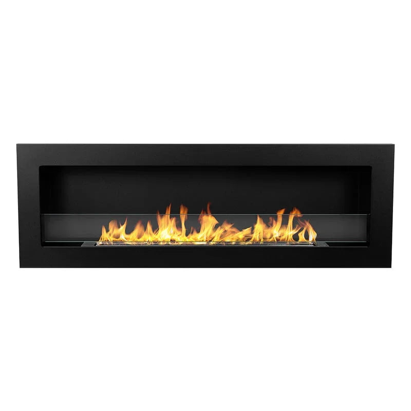Camino a bioetanolo da parete Divina Fire Livorno - 120 cm / Nero - vista prodotto