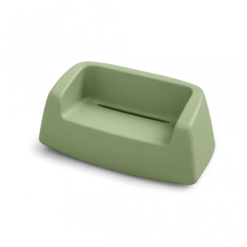 Outdoor Sofa in Polyethylene 170x80 cm Sugar White Color - Lyxo
