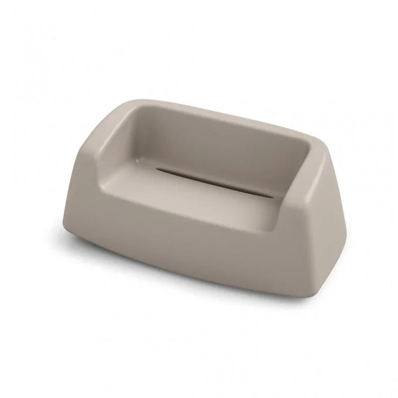 Outdoor Sofa in Polyethylene 170x80 cm Sugar White Color - Lyxo