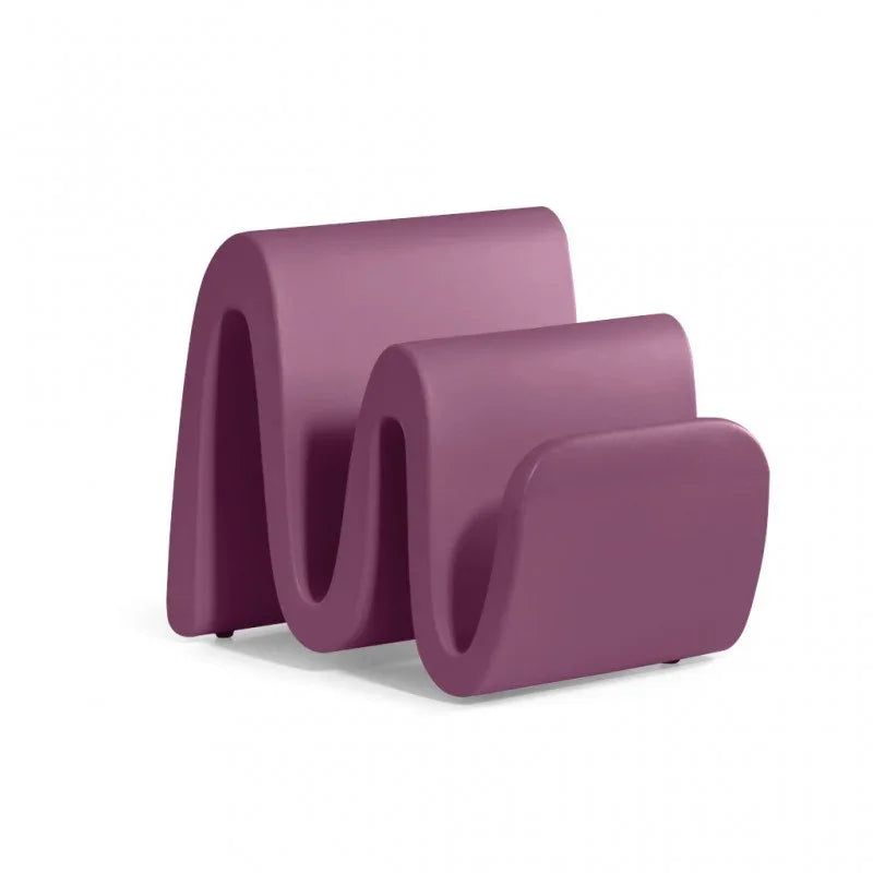 Wave Magazine Holder – Lyxo Modern Design Red