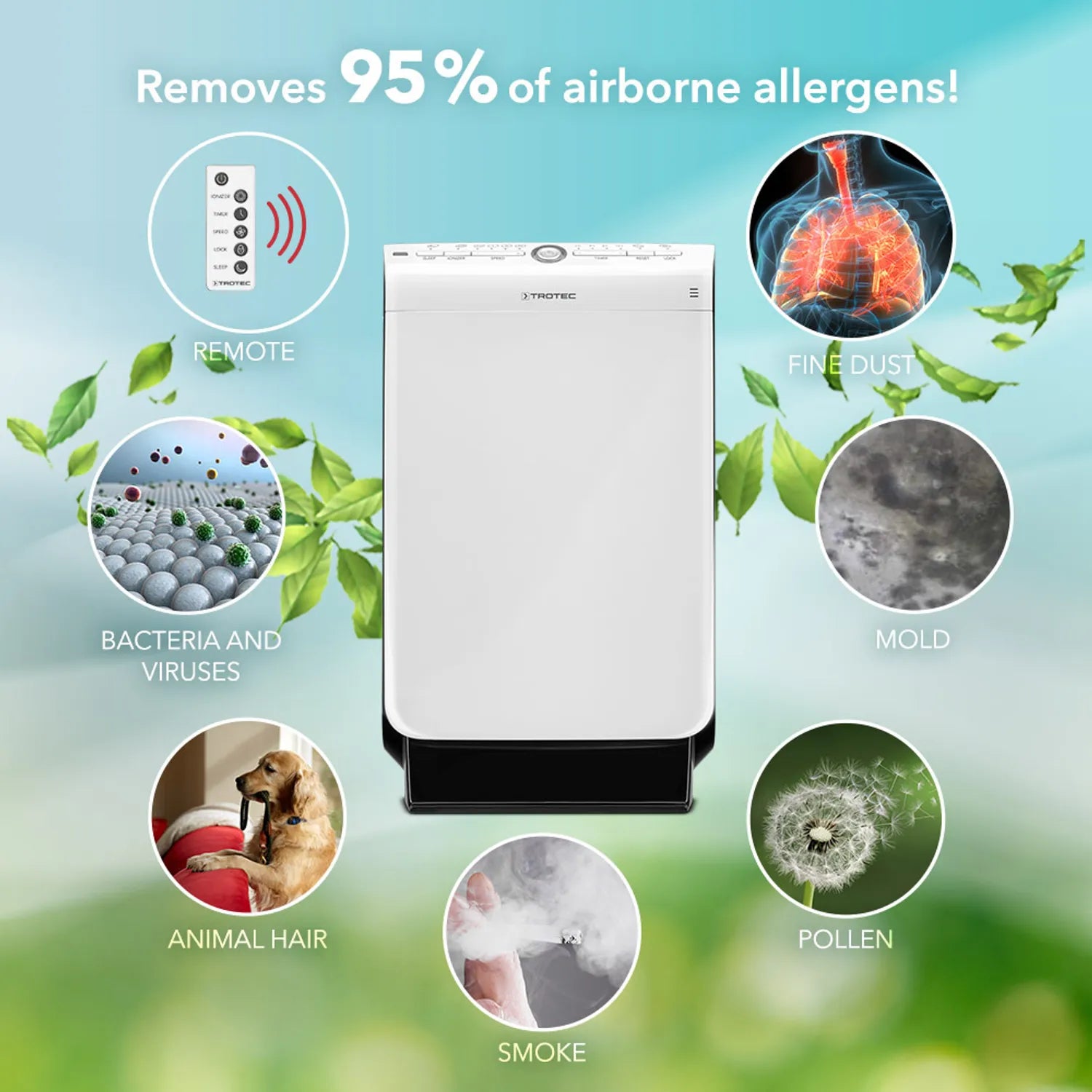 Depuratore d'aria di design AirgoClean® 100 E