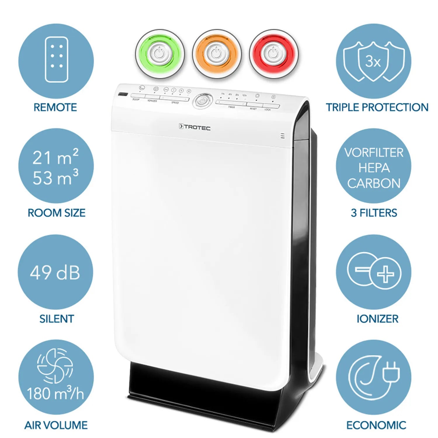 Depuratore d'aria di design AirgoClean® 100 E