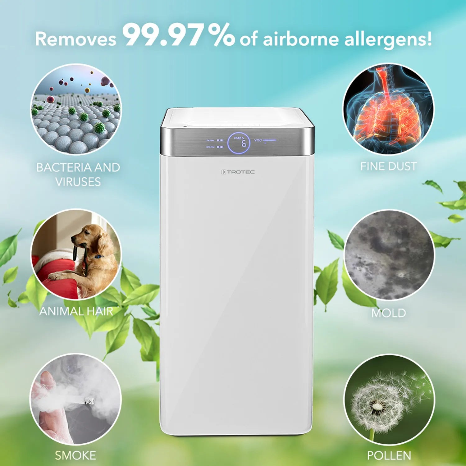 Depuratore d'aria di design AirgoClean® 200 E