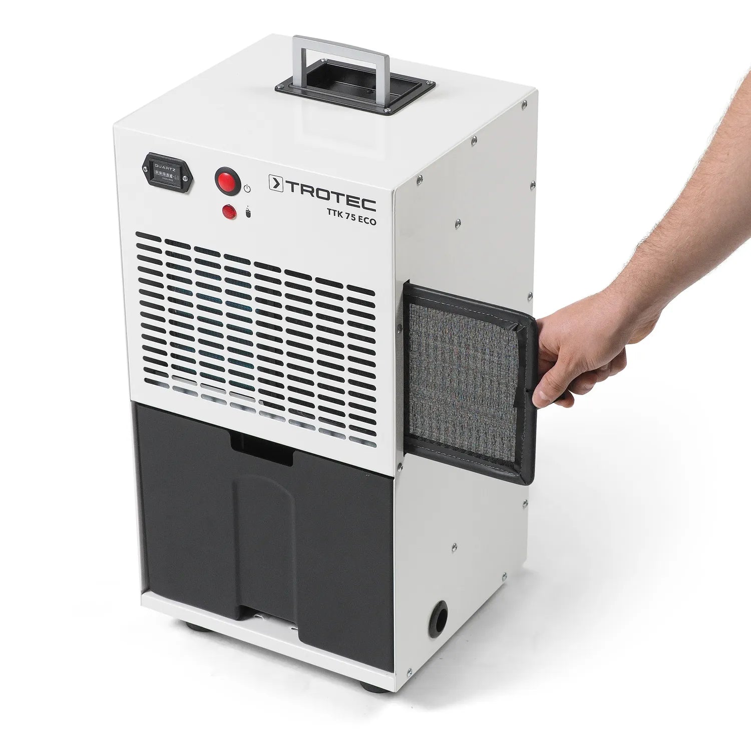 Deumidificatore Professionale TROTEC TTK 75 ECO, 21L/giorno, per ambienti fino a 45 m²