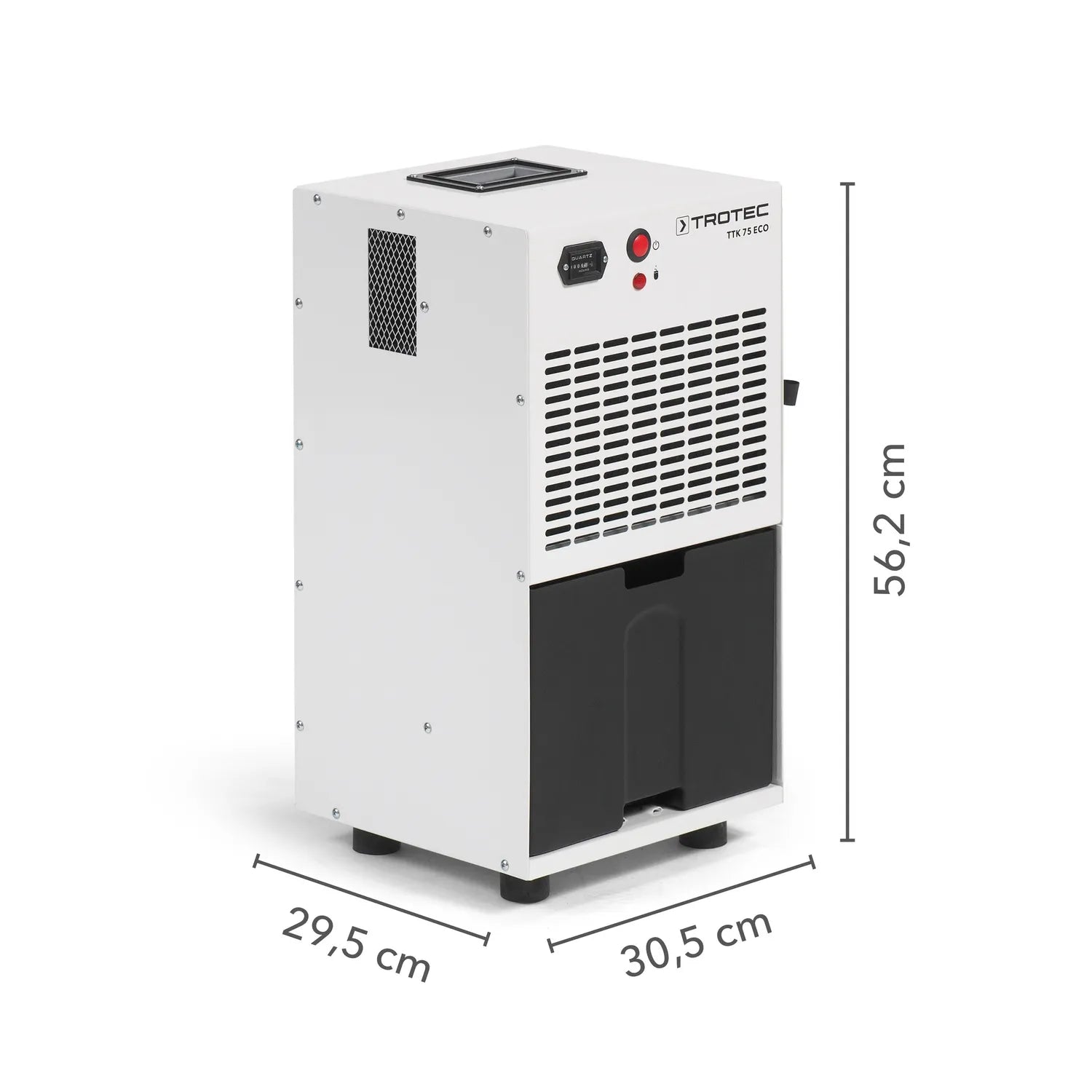 Deumidificatore Professionale TROTEC TTK 75 ECO, 21L/giorno, per ambienti fino a 45 m²