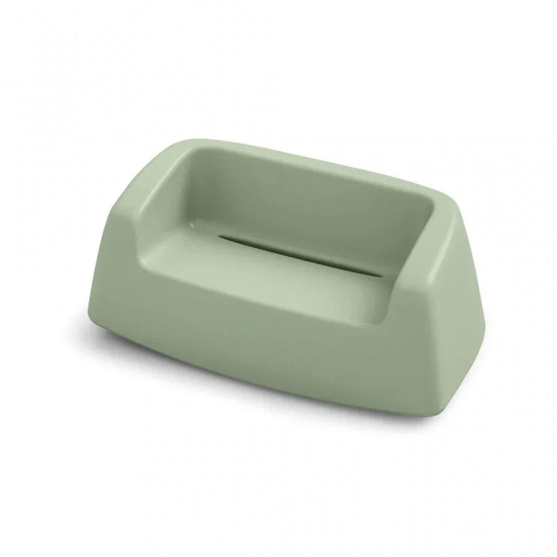Outdoor Sofa in Polyethylene 170x80 cm Sugar White Color - Lyxo