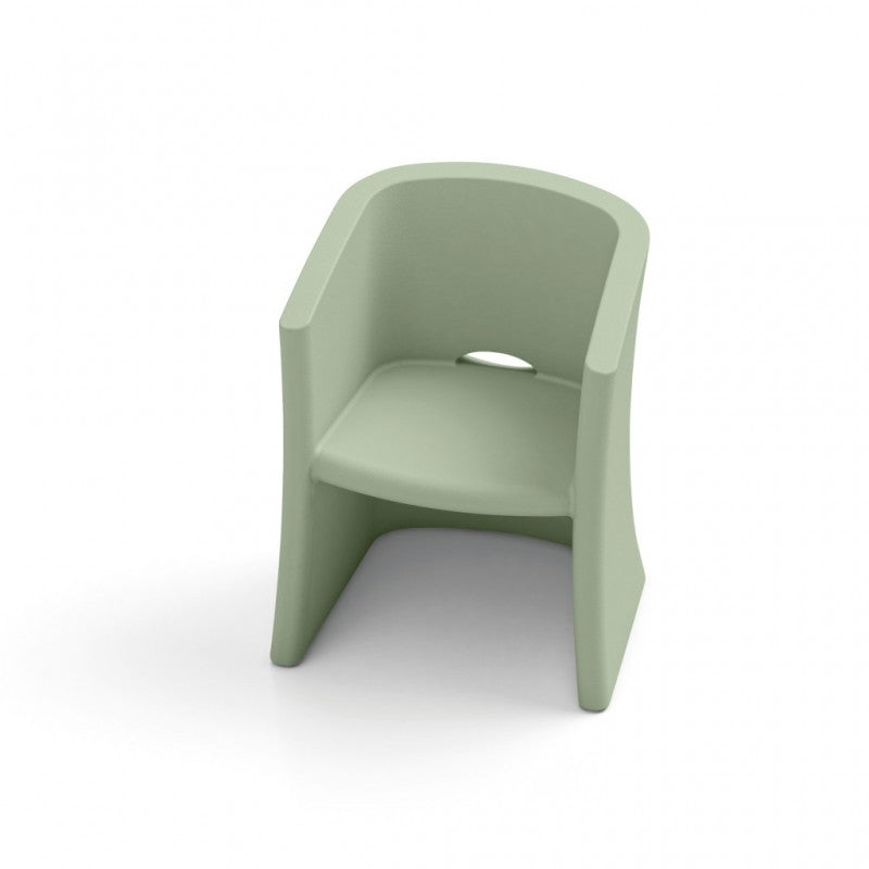 Poltroncina da Esterno in Polietilene h 80 cm Colore Bianco Breeze – Lyxo