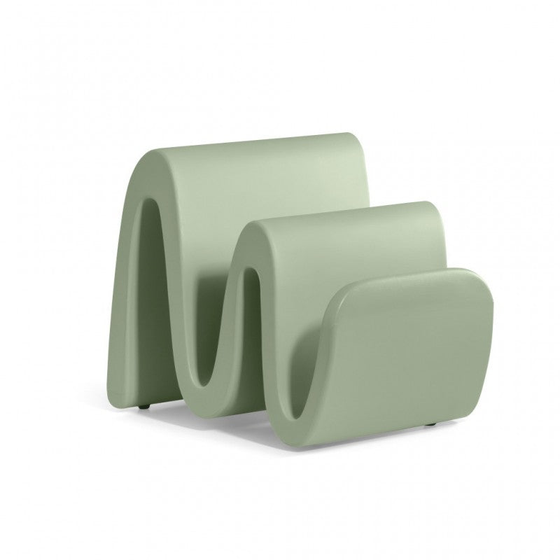 Portariviste dal Design Moderno Colore Rosso Wave Magazine Holder – Lyxo