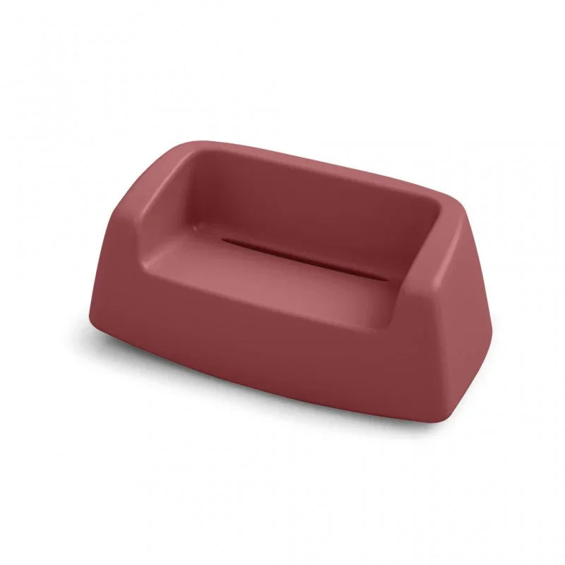 Outdoor Sofa in Polyethylene 170x80 cm Sugar White Color - Lyxo