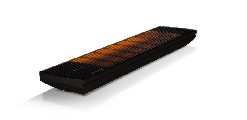 HEATSCOPE SPOT 2200 W nero, vista frontale