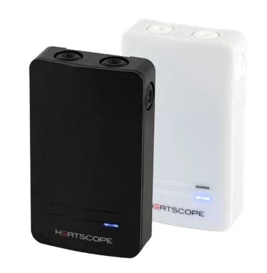 HEATSCOPE SmartBox nera, immagine della gamma con telecomando