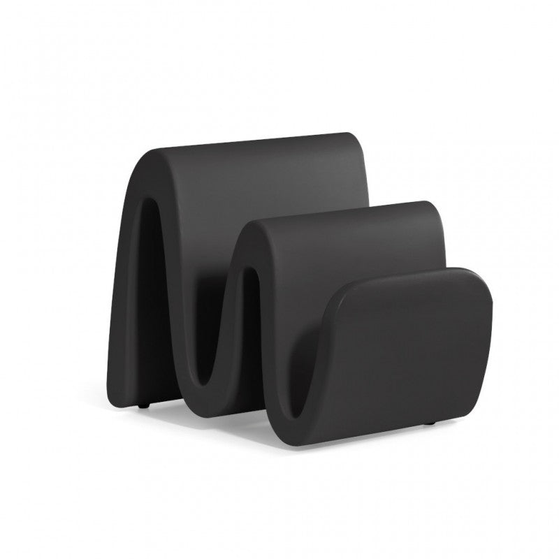 Portariviste dal Design Moderno Colore Rosso Wave Magazine Holder – Lyxo