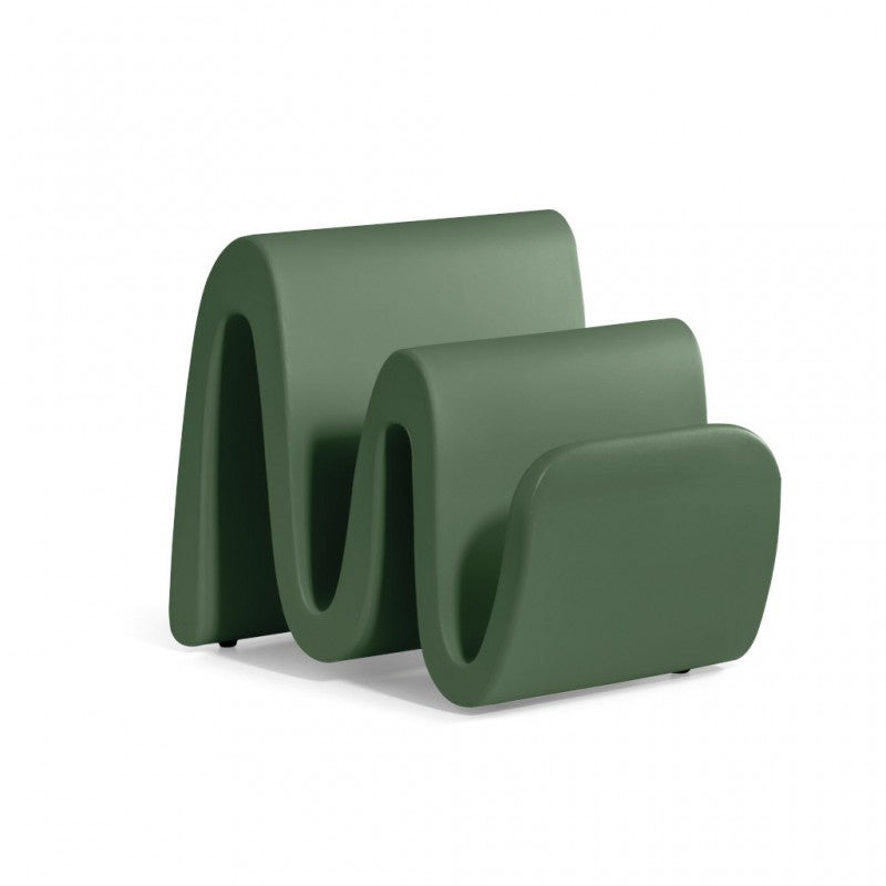 Portariviste dal Design Moderno Colore Rosso Wave Magazine Holder – Lyxo