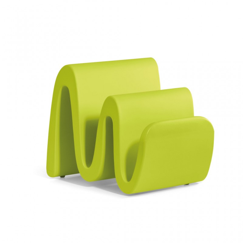 Portariviste dal Design Moderno Colore Rosso Wave Magazine Holder – Lyxo