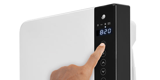 Scaldasalviette Elettrico a Parete Radialight WINDY 2B con Barra - Programmazione Smart