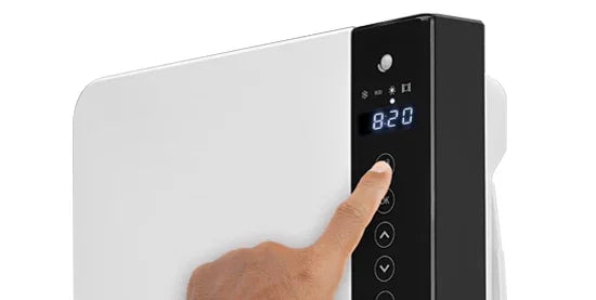 Scaldasalviette Elettrico a Parete Radialight WINDY 2B con Barra - Programmazione Smart