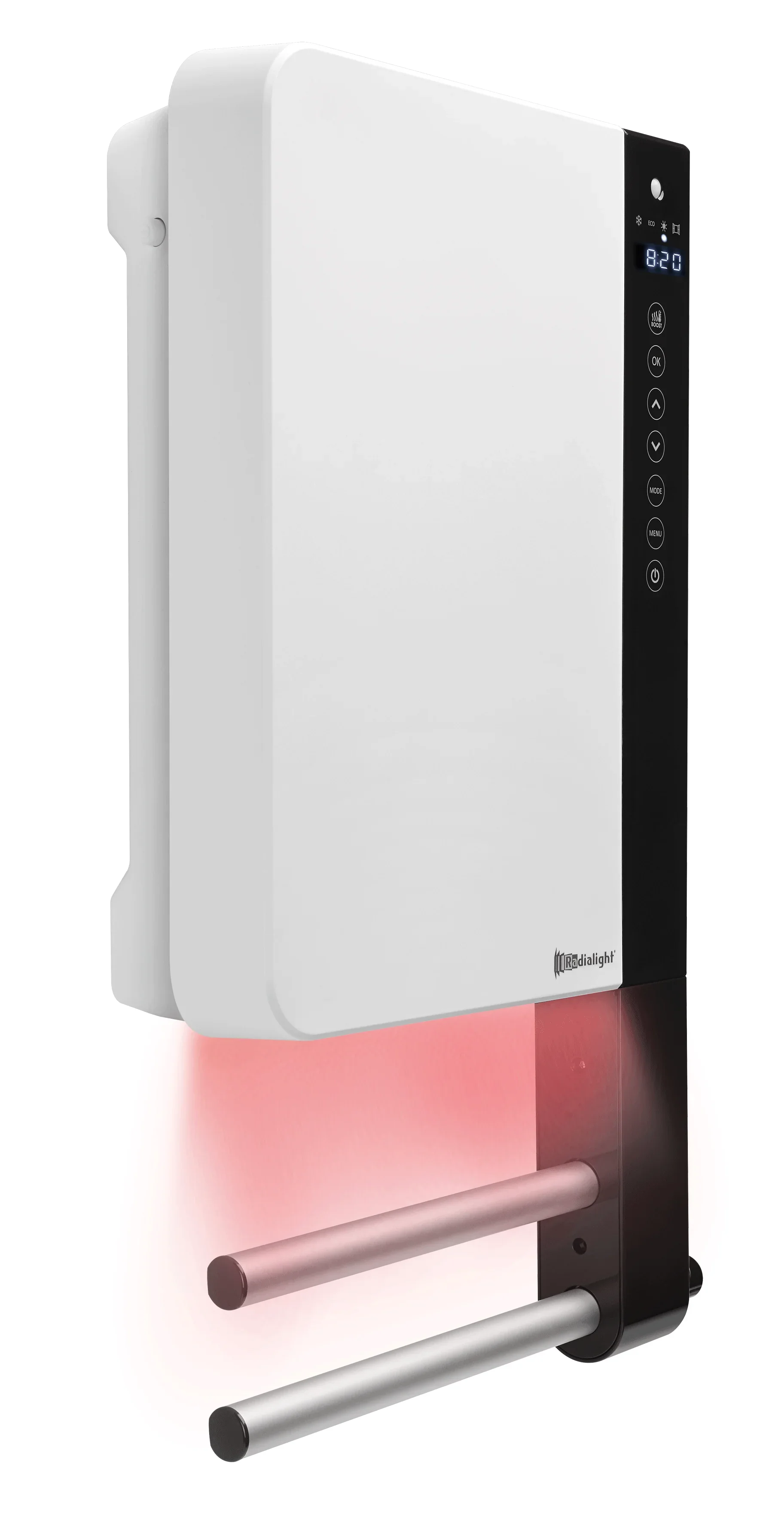 Termoventilatore Bagno a Parete Digitale Radialight WINDY 1800W - Ultrapiatto