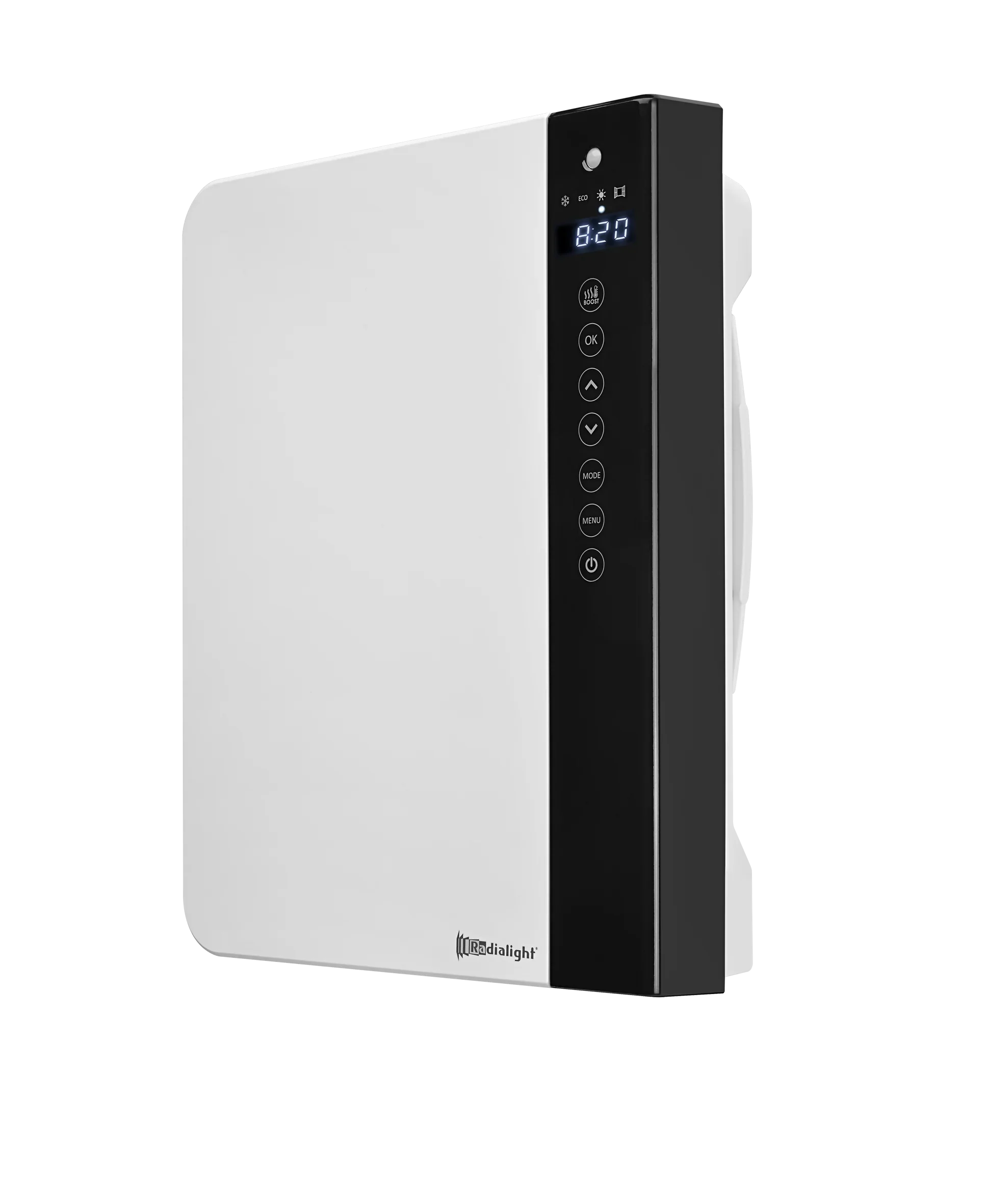 Termoventilatore Bagno a Parete Digitale Radialight WINDY 1800W - Ultrapiatto