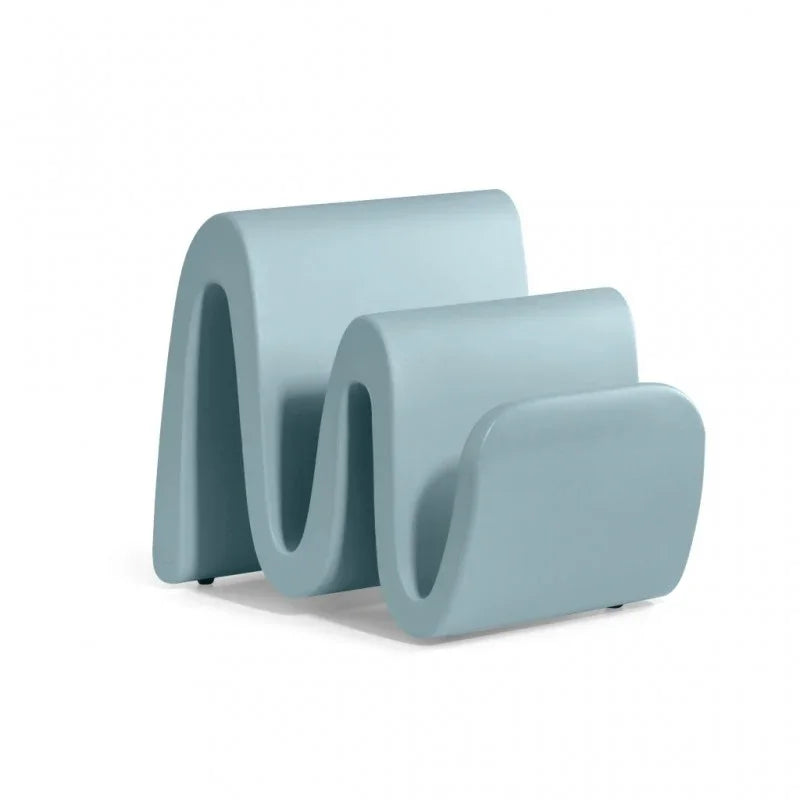 Portariviste dal Design Moderno Colore Rosso Wave Magazine Holder – Lyxo