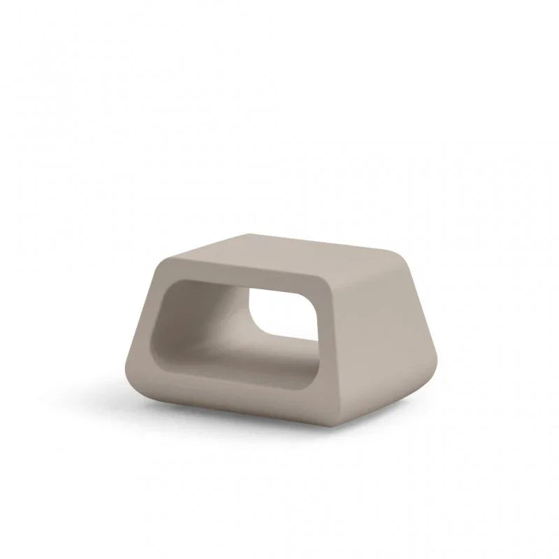 Lyxo Sugar Amber Polyethylene Outdoor Low Table 79x46 cm