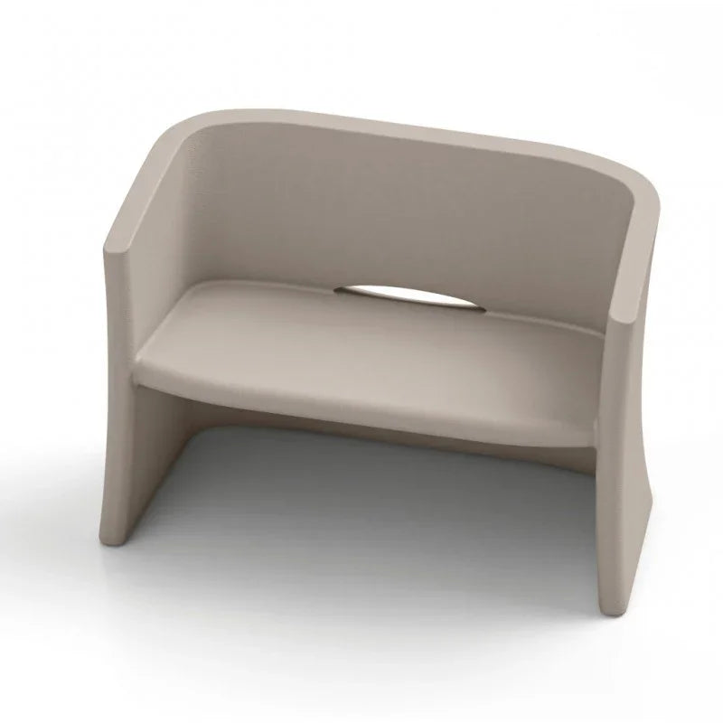 Breeze Lyxo 2-Seater Outdoor Polyethylene Sofa, W 116 cm