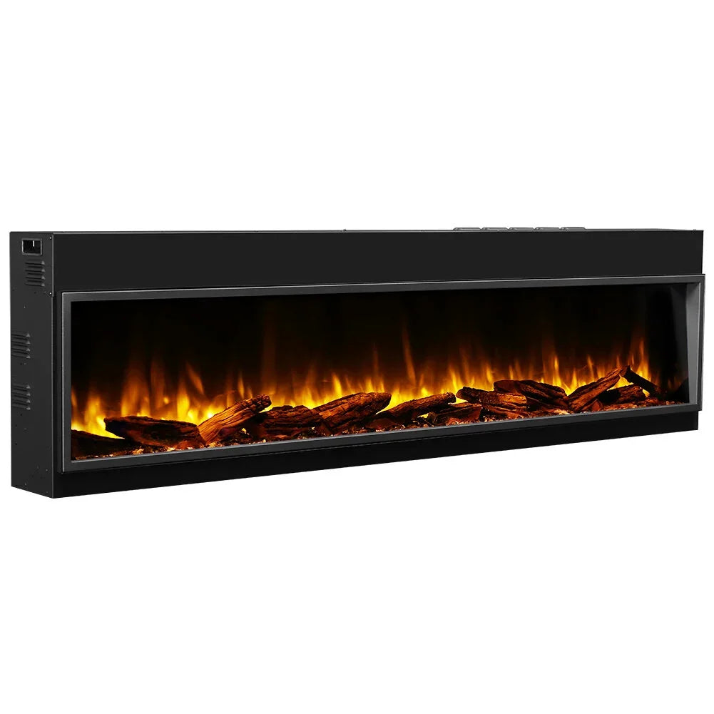 Camino elettrico da incasso Balderia Amazona — 80"