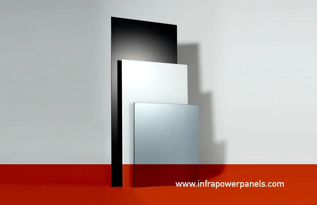 Gamma di pannelli radianti INFRAPOWER Glass Line in vetro
