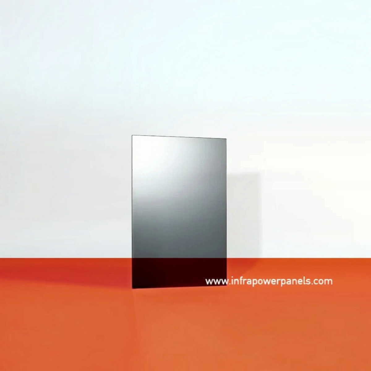 Pannello radiante INFRAPOWER Glass Line con finitura a specchio