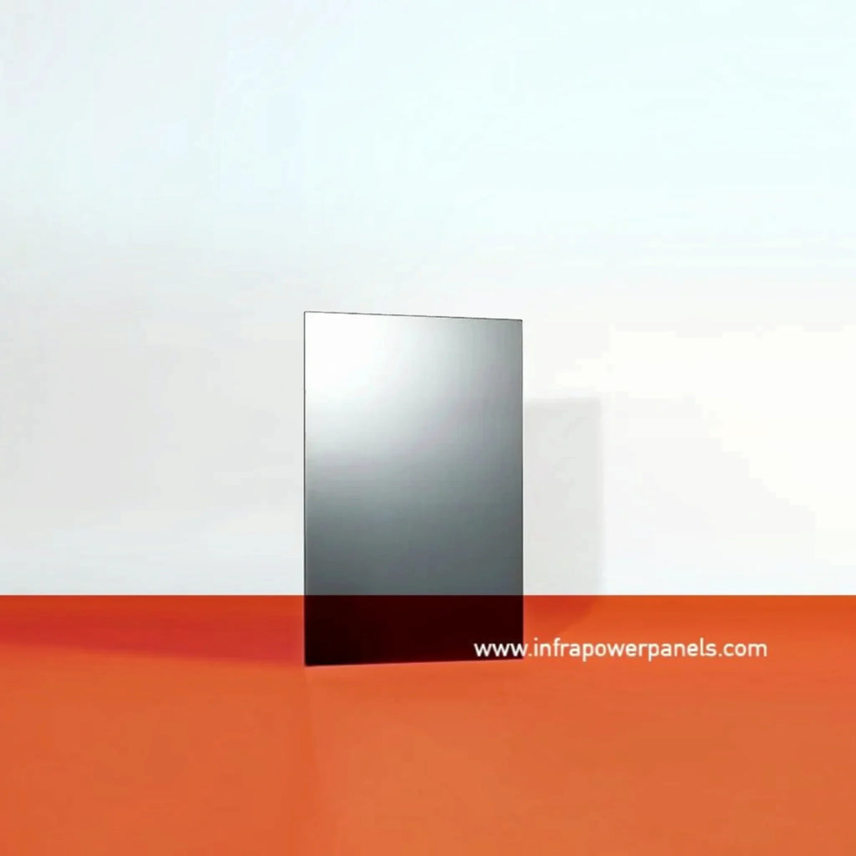 Pannello radiante INFRAPOWER Glass Line con finitura a specchio