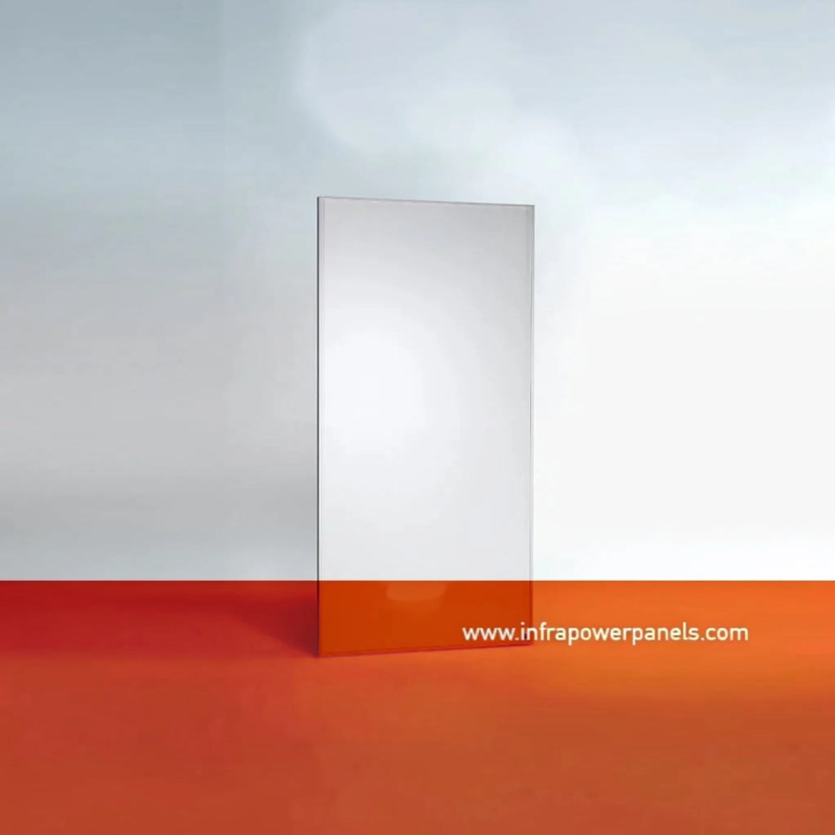 Pannello radiante a infrarossi Klimago™ Standard Line in alluminio bianco opaco per riscaldamento elettrico da parete