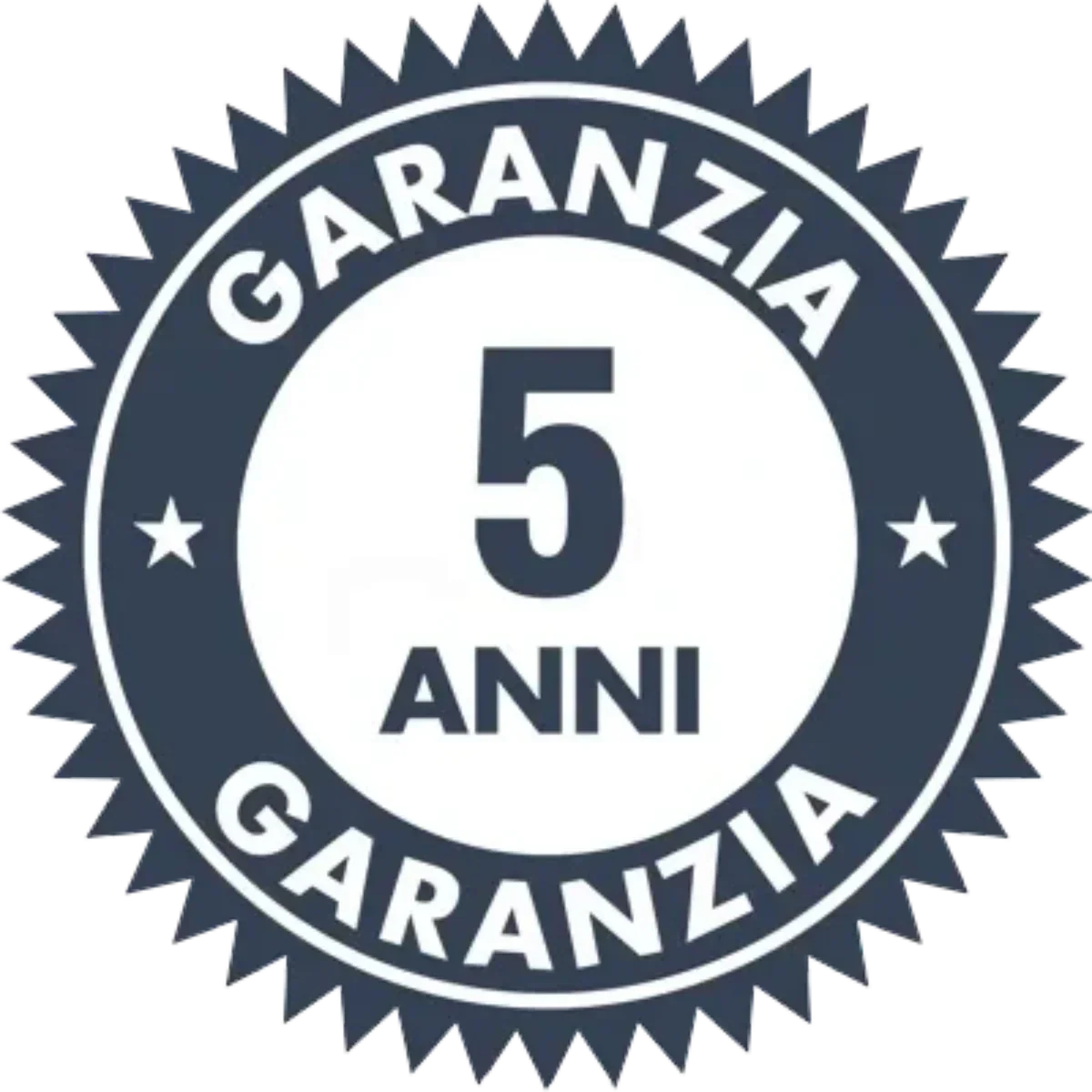 Sigillo di garanzia 5 anni Klimago per radiatori elettrici Radialight ICON