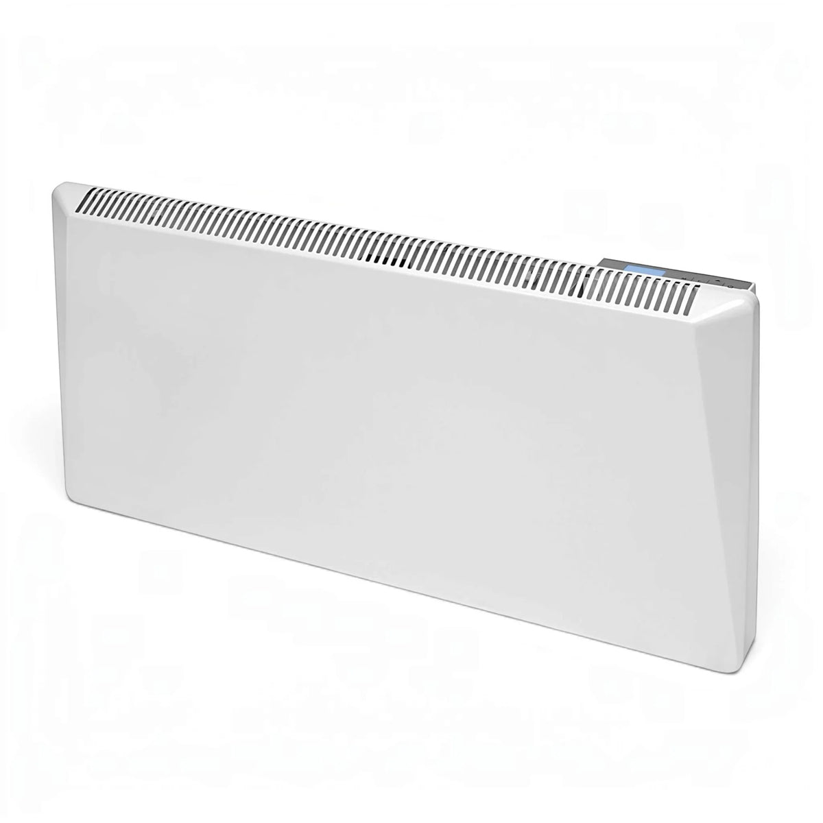 Termoconvettore elettrico digitale bianco Radialight SIRIO disponibile su Klimago™ con display e design sottile