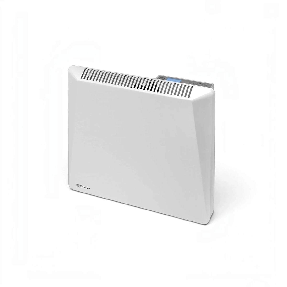 Termoconvettore elettrico digitale bianco Radialight SIRIO disponibile su Klimago™ con display e design moderno