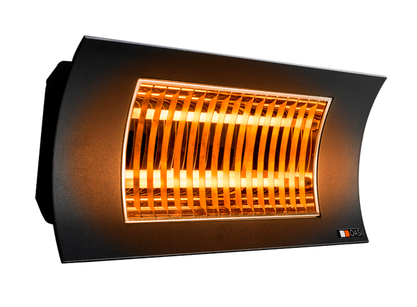 Riscaldatore a infrarossi Radialight OASI Low Glare - Nero opaco