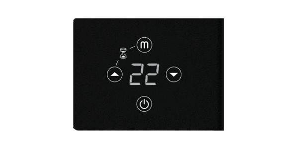 Radiatore Scaldasalviette Elettrico ONSEN EVO 1000W Turbo | Calore Ultra Veloce | Bianco/Antracite