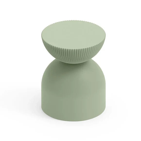 Sgabello Polifunzionale da Esterno in Polietilene h 45 cm Verde Giada Illo - Lyxo