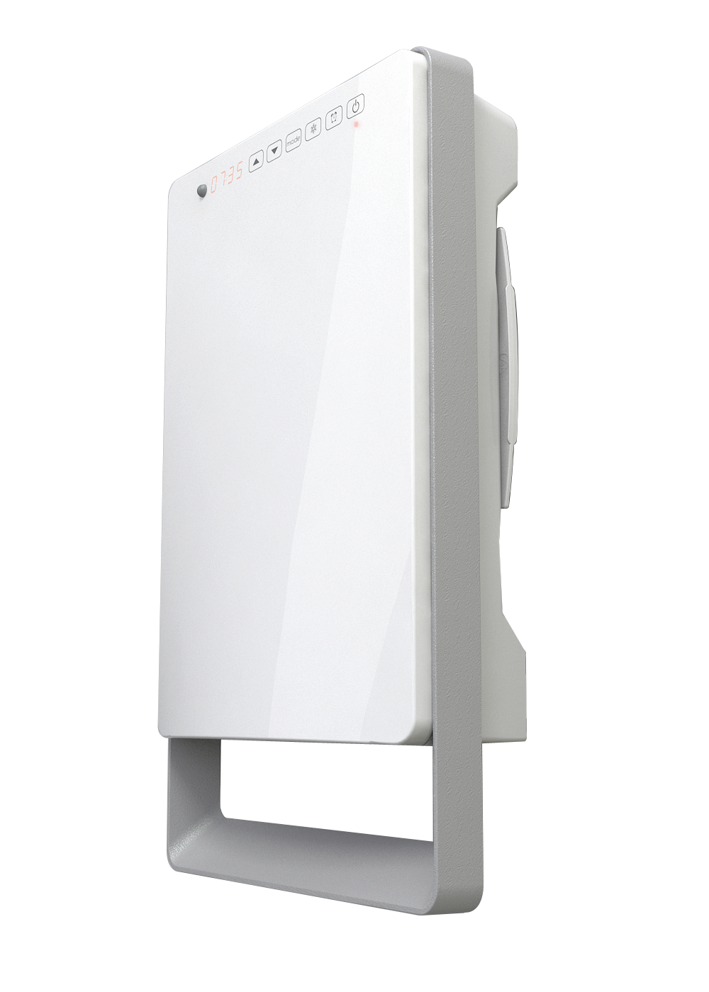 Termoventilatore da bagno Radialight TOUCH grigio - Configurazione unica