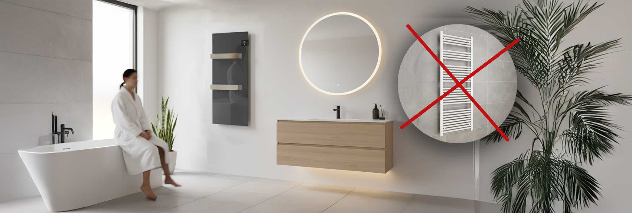 Scaldasalviette a Confronto: Radialight ONSEN vs. Classica Scaletta Elettrica