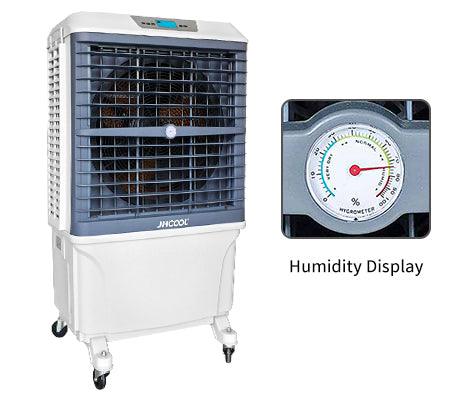 Raffrescatore Evaporativo Industriale Portatile con Igrometro JHCOOL JH801