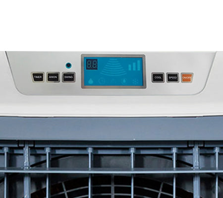 Raffrescatore Evaporativo Industriale Portatile con Igrometro JHCOOL JH801
