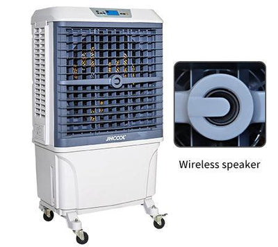 Raffrescatore Evaporativo Industriale Mobile JHCOOL JH802 con Speaker Bluetooth