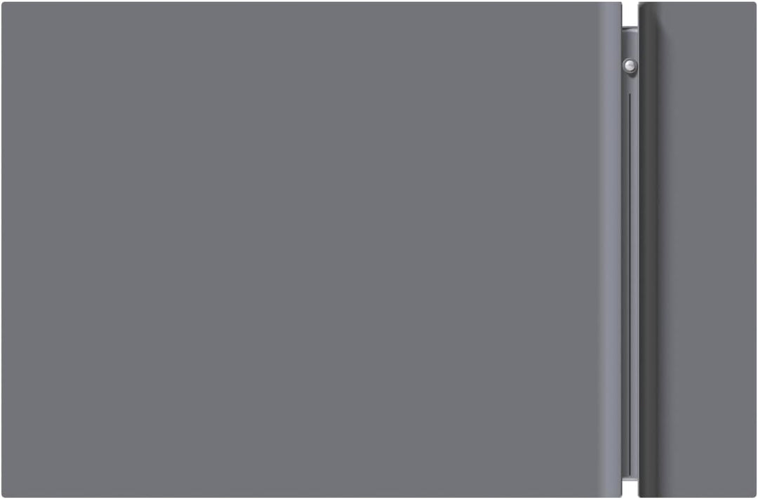 Radialight KYOTO Dual-Therm Radiatore e Convettore Elettrico Ultrapiatto con Wi-Fi opzionale (750 W, Grigio Antracite)
