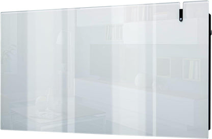 Radialight AETHEREA Dual-Therm Radiatore e Convettore Elettrico Ultrapiatto in Vetro (1500 W, Bianco)