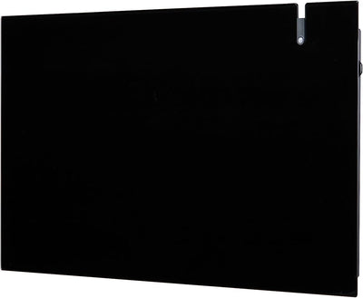 Radialight AETHEREA Dual-Therm Radiatore e Convettore Elettrico Ultrapiatto in Vetro (1000 W, Nero)
