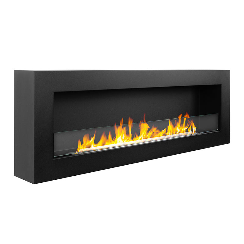 Camino a bioetanolo da parete Divina Fire Siena - 120 cm / Nero - vista prodotto