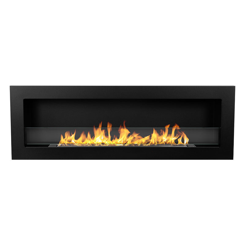 Camino a bioetanolo da parete Divina Fire Livorno - 120 cm / Nero - vista prodotto